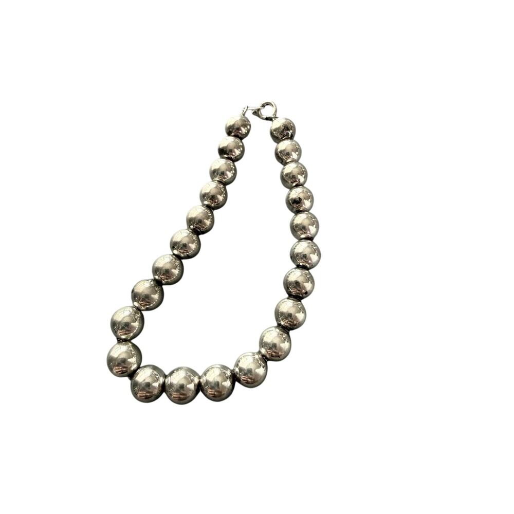 925 Sterling Silver Ball Beads Bracelet